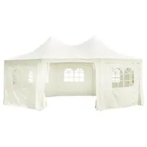 vidaXL Garten Zeltover Creme 6 x 4,5 x 3 m Stoff