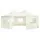 vidaXL Garten Zeltover Creme 6 x 4,5 x 3 m Stoff