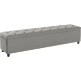 Guido Maria Kretschmer Home & Living Guido Maria Kretschmer Home&Living Bettbank »Relaxy«, gesteppt, mit Staufach grau,