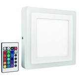 Osram LED Panel Color + White weiß 19,8 cm eckig 17 Watt