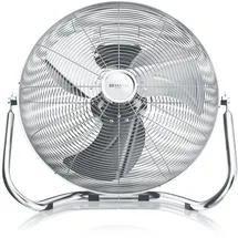 Brandson Windmaschine Retro-Design Bodenventilator 56 cm 200 W Silber