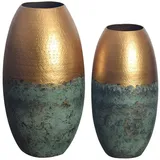 Wohnling WL7.184 Vasen 2er Set Patina Gold