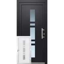 PANTO SMK 017 rechts 110 x 210 cm anthrazit/weiß