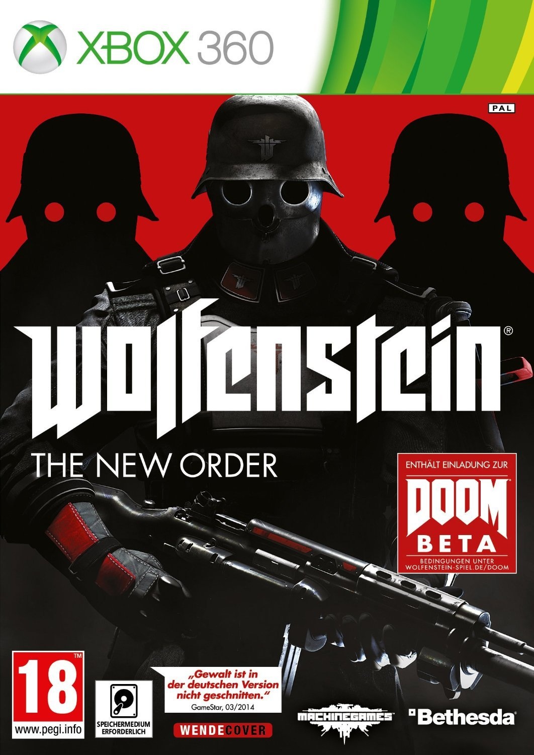 Wolfenstein: The New Order (AT-PEGI) (XBox 360)