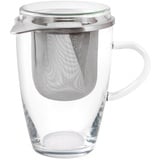 Bohemia Cristal 022004023 Teeglas-Set Tea For One, glas, transparent, 11,0 x 8,5 x 13,5 cm