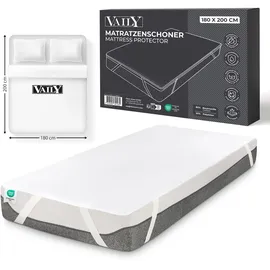 Vaily Matratzenschoner 180 x 200 cm weiß