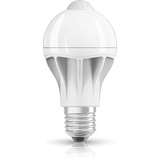 Osram LED Leuchtmittel Motion Sensor Classic A Glühlampenform matt, E27 9W warmweiß,