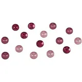 Rayher 14799264 Rocailles-Mix mit Großloch, 5,5mm ø, pink-Töne, Loch ø2mm, Dose 80Stück