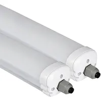 ETC Shop 2x LED Decken Wannen Feucht- Nassraum Lampe
