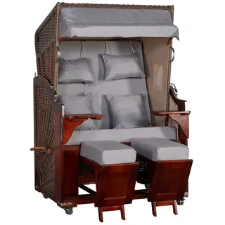 WebaVita Strandkorb Karibik Grau