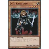 DUSA-DE051 - D.D. Kriegerin - Ultra Rare - Deutsch - im Set mit Ultrapro Toploader - Yugioh