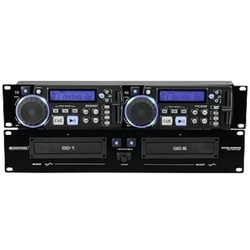 Omnitronic XCP-2800 Dual-CD-Player Stereo-CD Player schwarz