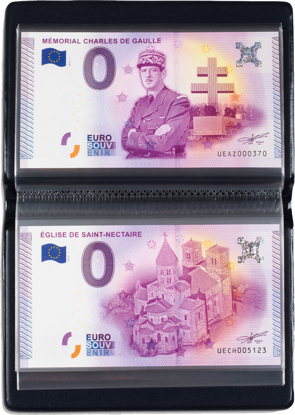 ROUTE Taschenalbum für ''Euro-Souvenir''-Banknoten