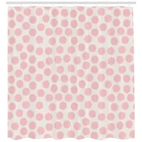 ABAKUHAUS Duschvorhang 175 x 220 cm rosa beige