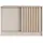 beautysofa Horizon 121 x 85 x 43,5 cm Beige / Schwarz
