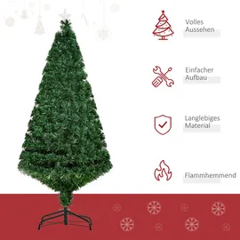 Homcom Weihnachtsbaum Metall, PVC