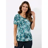 Witt Weiden Druck-Shirt Ozean/Petrol 36