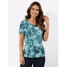 Witt Weiden Druck-Shirt Ozean/Petrol 36