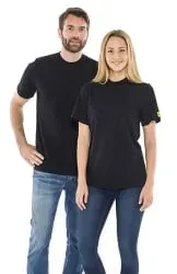 SafeGuard ESD T-Shirt 150 g/m2, rundhals, schwarz DSWL43878 , Größe: XS, unisex