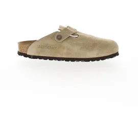 Birkenstock Boston Weichbettung Veloursleder taupe 37