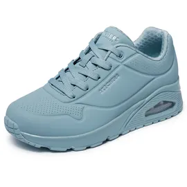 SKECHERS Uno Damen Weite M Blau/Grau 35