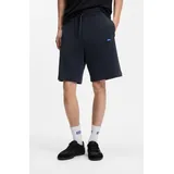 Hugo Sweatshorts aus reiner Baumwolle, Modell 'NASENSIO', Marine, L