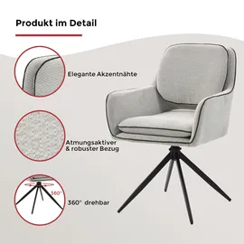 Duo Collection »Esra« (Set) 2 Stk.drehbar, extra Polsterung im Sitzbereich