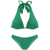LASCANA Triangel-Bikini Gr. 40, Cup C/D, grün Gr.40