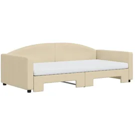 vidaXL Tagesbett 100 x 200 cm Creme