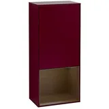 Villeroy & Boch Villeroy und Boch Finion Seitenschrank F540GNHB 41,8x93,6x27cm, links, Regal unten Walnut veneer, Peony Matt