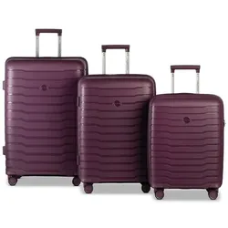 Worldpack Portland 4 Rollen Kofferset 3-teilig  lila