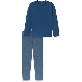 SCHIESSER Pyjama Casual Essentials Blau S (48)