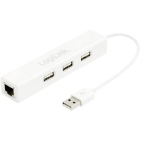 Logilink USB 2.0 to Fast Ethernet Adapter with 3-Port