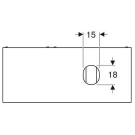 Geberit VariForm Unterschrank für Aufsatzwaschtisch, zwei