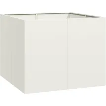 vidaXL Pflanzgefäß 100 x 100 x 80 cm Weiß