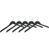 Wenko Kleiderbügel Paris Schwarz 5er Set