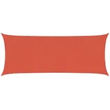 vidaXL Sonnensegel 160 g/m2 Terrakottarot 2 x 4,5 m