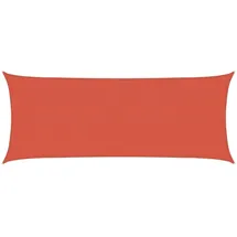 vidaXL Sonnensegel 160 g/m2 Terrakottarot 2 x 4,5 m