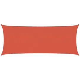 vidaXL Sonnensegel 160 g/m2 Terrakottarot 2 x 4,5 m