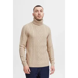 11 Project Rollkragenpullover 11 PROJECT "Rollkragenpullover PRJamelio", Herren, Gr. XL, beige (humus), Obermaterial: 70% Baumwolle CO recyc.. 30% Polyester Pol. recyc.., Pullover Rollkragenpullover