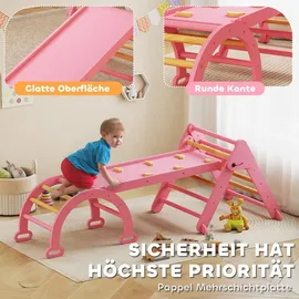 aiyaplay Kletterdreieck 7-in-1 Rosa