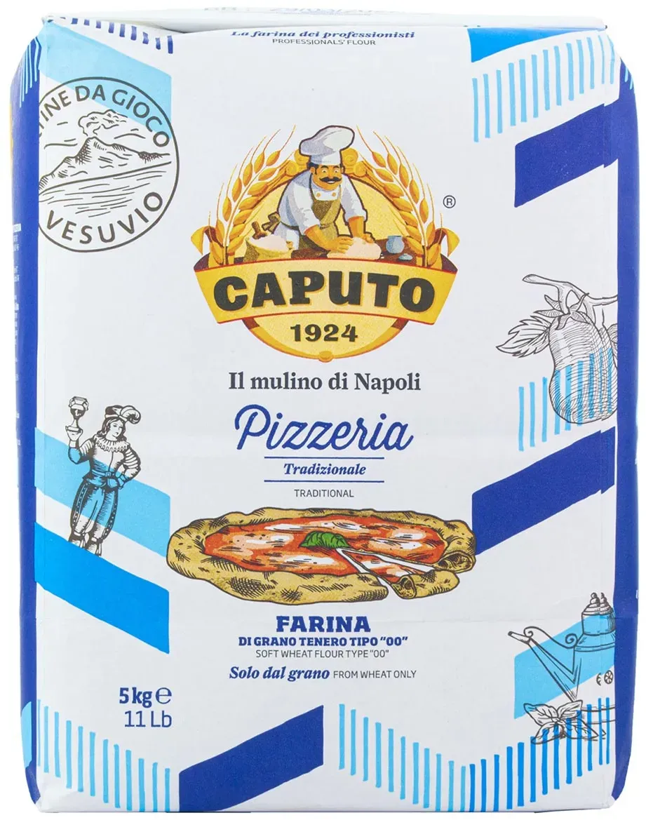 FARINA CAPUTO Weichweizenmehl TYP '00' Pizzamehl 5 kg mulino di Napoli