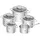 Zwilling Essence Topf-Set 5-tlg. 3 x Kochtopf + Bratentopf + Stielkasserolle
