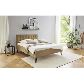 Meise Möbel Polsterbett Empire 140 & Schwarz