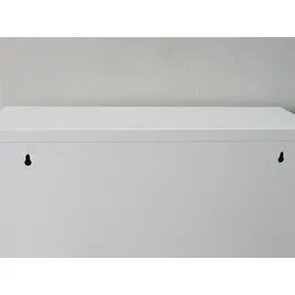 VCM ebuy24 Pisa Schuhschrank mit 15 Klappen in Metall Weiẞ
