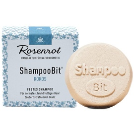 Rosenrot Festes Shampoo Kokos (Normales Haar)