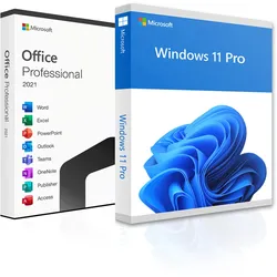 Office 2021 Professional + Windows 11 Pro | Angebot! 2 für 1 | Combo