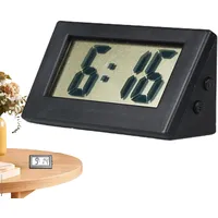 Huayeex Kleine Uhren für den Schreibtisch – Timer Uhr für Schreibtischzubehör – Digitale kleine Uhr, tragbare Desktop-Ornament, elektrische Uhren für Klassenzimmerbedarf, batteriebetrieben