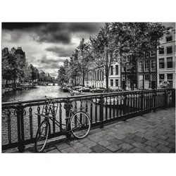 Artland Alu-Dibond-Druck »Amsterdam Keizergracht I«, Niederlande, (1 St.), für Innen- und Außenbereich geeignet, Outdoorbild Artland Farbe Bild(er): schwarz
