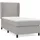 vidaXL Boxspringbett 100 x 200 cm Hellgrau